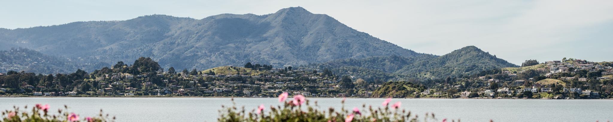 Profile of Mount Tam viewed from across the water