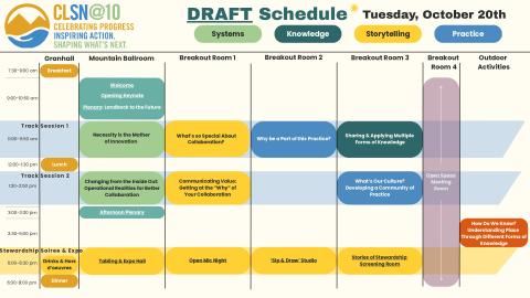 CLSN@10 DRAFT Schedule