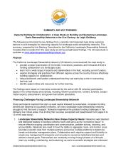 Capacity Building for Collaboration: Summary and Key Findings