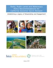 Parks, Public Lands and Waterways Policy Recommendations for California Governor Gavin Newsom