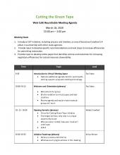 CGT Mar 18 Distribution Agenda