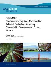 Assessing Stewardship Outcomes and Project Impact for the San Francisco Bay Area Conservation Program