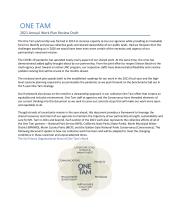 Example: Collaborative Annual Work Plan