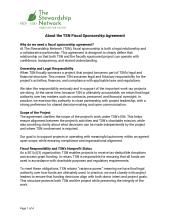 Resource: Fiscal Sponsor Agreement Content