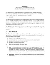 Example: MOU for Shared Office Space